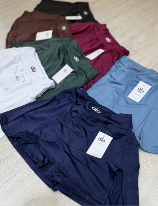 Falda Short ALO Recta con tajo