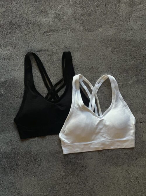 Top Espalda Cruzada Push Up