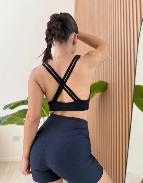 Top Espalda Cruzada Push Up