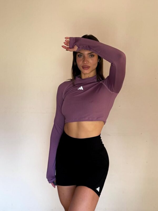 Pupera CROP-TOP MANGA LARGAS