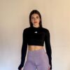 Pupera CROP-TOP MANGA LARGAS