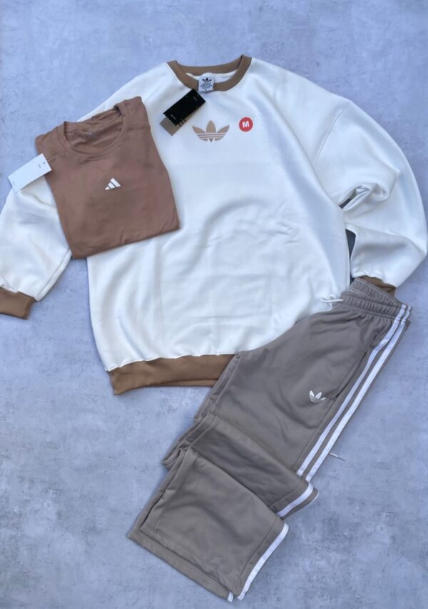 Buzo cuello redondo AD FLOR COMBINADOS
