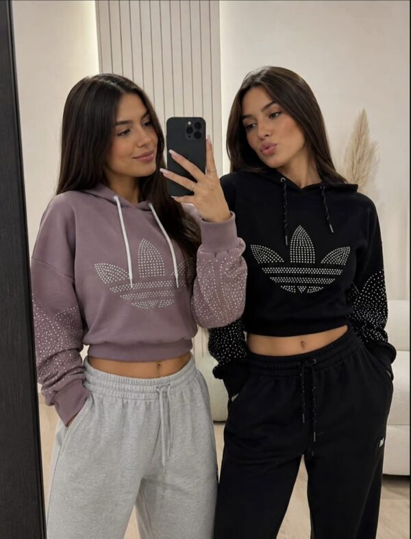 Buzo "ADI" PUPERO FLOR CON STRASS