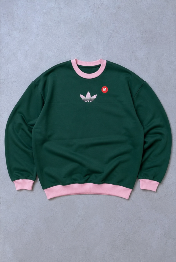 Buzo cuello redondo AD FLOR COMBINADOS
